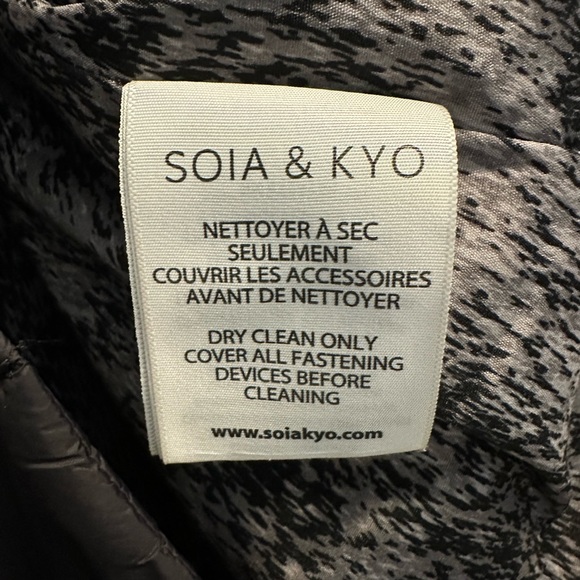 SOIA & KYO Rosalia Mixed Media Puffer Coat - Picture 6 of 8